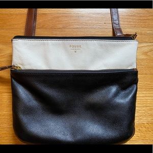Fossil leather purse